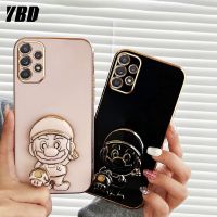 เคสโทรศัพท์ซูเปอร์มาริโอ้พับเป็นขาตั้งการ์ตูน YBD สามารถใส่ได้กับ Samsung Galaxy A52S 5G A32 A52 A72 A82 4G 5G A23 A33 A53 A73 4G 5G เคสโทรศัพท์หลัง TPU นิ่ม