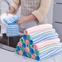 Kitchen Cleaning Rag Coral Fleece Dish Washing Cloth Wholesale Cleaning Cloth Cationic Thickened Rag Cleaning Cloth Dish Cloth  Towels