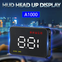 A1000เครื่องวัดความเร็วรถ3.5นิ้วระบบ HUD สำหรับ OBD2โปรเจคเตอร์อัตโนมัติ II EUOBD