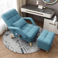 [COD] Lazy tatami living room bedroom balcony single apartment leather net red reclining back chair