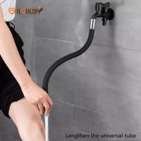 20/30/50CM 360 Degree Adjustable Faucet Extender / Water Tap Extension Tube Filter For Kitchen Bathroom Accessories