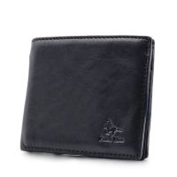 Polo Hill กระเป๋าสตางค์หนัง Bifold สำหรับผู้ชายพร้อมช่องใส่เหรียญ M-PHW-6065-A-B