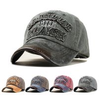 New Washed Cotton Original the Black Letter Embroidered Patch Baseball Cap Men Women Outdoor Sports Sun Visor Trucker Hat 【JULY]