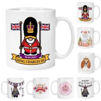 hotx【DT】 350ml King Charles III Mug 2023 Coronation Jack Keepsake Souvenirs Gifts Cup
