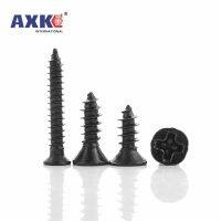 100pcs M2 M2.6 M3 M3.5 Black Steel Mini Micro Small Phillips Flat Countersunk Head Cross Round Pan Head Self-tapping Wood Screw Screw Nut Drivers