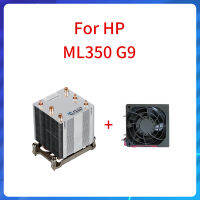 ใหม่สำหรับ HP ML350 Gen9 G9 ML350G9เซิร์ฟเวอร์โปรเซสเซอร์ฮีทซิงค์ชุด780977-001 769018-001พัดลมระบายความร้อน780976-001 768954-001คูลเลอร์