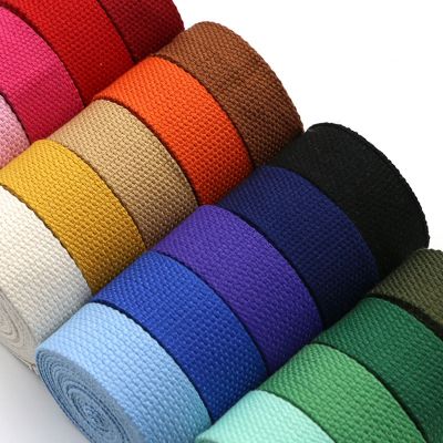 New 5 Meters 30-32mm Width Canvas Ribbon Polyester Cotton Webbing Strap Sewing Bag Belt Accessories Outdoor Backpack Bag Parts