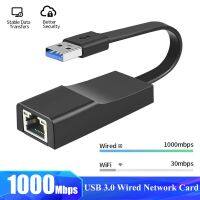 1000Mbps USB3.0 Wired Network Card USB To Rj45 Lan Ethernet Adapter RTL8153 Chip Network Card for PC Macbook Windows Laptop USB Hubs