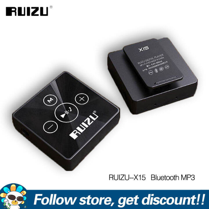 RUIZU X15 HI FI Klip MP3 Pemain BuiltIn 8GB Memori Bluetooth 4.2 Musik
