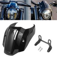 Máscara Frontal Para Motocicleta, Carenado Negro Brillante Para Harley สตรีทบ็อบ FXBBS 114 FXBB 107 2018-2022 2019 2020 2021