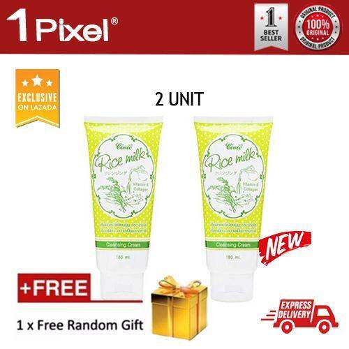 2 UNIT Civic Rice Milk Cleansing Cream ORIGINAL HOT SALE!!! Lazada