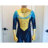 Invincible คอสเพลย์เครื่องแต่งกายฮาโลวีน Zentai บอดี้สูท Mark Grayson Jumpsuits ผู้ใหญ่ Kids