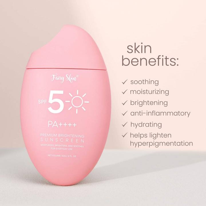 Fairy Skin Premium Brightening Sunscreen Spf 50 Pa Kbeauty Lazada Ph