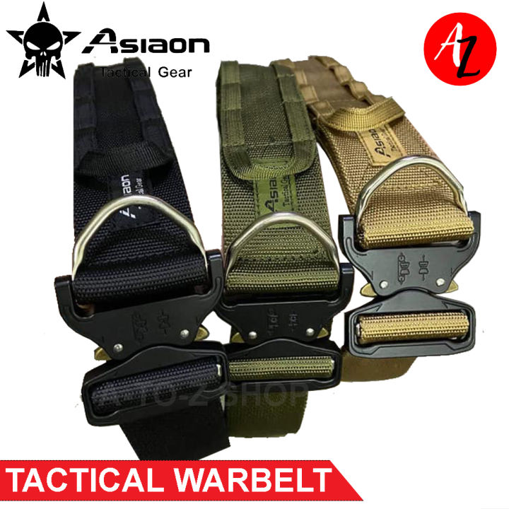 ASIAON Y-125 Quick Release Fast Unlock Heavy Duty Tactical Warbelt ...