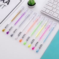ปากกามาร์คเกอร์ไฮไลต์สีลูกอมน่ารัก9สีสะท้อนแสง36ชิ้น/ชุดเครื่องเขียนปากกาพาสเทลวาดรูปศิลปะ