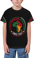 Juneteenth June 19th 1865 Juneteenth Freedom Day T- Shirt Short Novelty for Boys and Girl