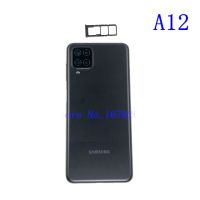 【❖New Hot❖】 SRFG SHOP Sm-A125f A125f A125 A12สำหรับ Samsung Galaxy/Ds ฝาหลังพลาสติกสำหรับเปลี่ยนเคสประตูหลังที่อยู่อาศัย