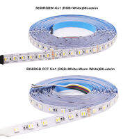 5050 2835 Led Strip RGB CCT 5 CoIors In 1 RGBW 4 Colors In 1 RGBW+WW+CCT FIexibIe Tape Iight IP30 IP65 IP67 Waterproof 1224V