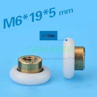 เส้นผ่านศูนย์กลาง M6 19มม. Kossel เส้นด้ายสำหรับเครื่องพิมพ์ขนาด M6 * 19*5 GB มี20ลูกรอกพลาสติก SWMAKER แผงวงจรไฟฟ้าไนล่อนและชิ้นส่วนกระเป๋านอกแบบสามมิติ