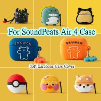 READY STOCK!  For SoundPeats Air 4 Case Cartoon Innovation Series for SoundPeats Air 4 Casing Soft Earphone Case Cover