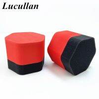 Lucullan Small Hex Grip Car Wax Foam Applicator-Car Detailing Tool For Waxing Kit Glaze Sealant Liquid Paste Ceramic