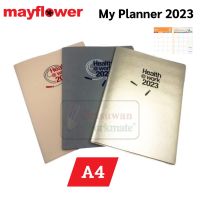Mayflower Planner 2023 ปกหนัง กันน้ำ แพลนเนอร์ 2566 ปฏิทินไทย สมุดแพลนเนอร์ Year Plan Month My Plan Diary Planer ไดอารี่