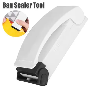 Upgraded Bag Sealer Heat Seal Mini for Food Storage, Mini Sealing Machine Portable Heat Sealer Resealer Handheld Kitchen Gadgets for Chip Bags, Plasti