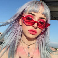 Fashion Square Sunglasses Sunglasses Women Man Retro Colorful Transparent Small Colorful Cat Eye Sun Glasses for Women