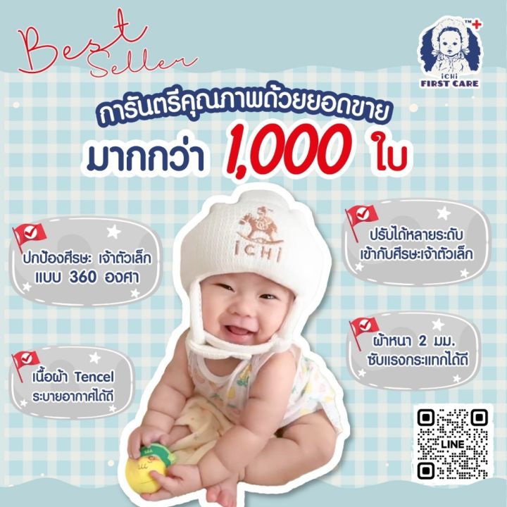 ichi-my-1st-helmet-หมวกกันกระแทกสำหรับเด็ก-หมวกนิรภัยสำหรับเด็ก-หมวกเด็ก-หมวกกันกระแทก-หมวกเด็ก-หมวกกันน็อคเด็ก