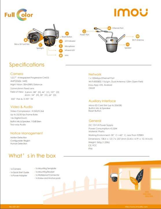 imou-กล้องวงจรปิด-4mp-cruiser-wi-fi-camera-รุ่น-ipc-s42fp-ipc-s42fn-micro-sd-card-32gb-ความเร็วสูง-class10