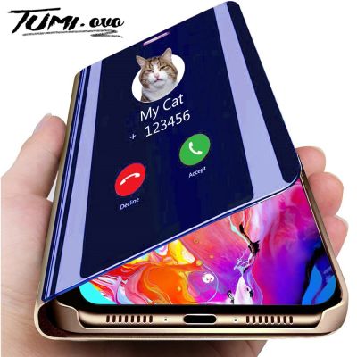 23New Luxury Smart Mirror Flip Phone Case For Iphone 11 Pro XR XS Max X Cover Leather Holder Standing For Iphone 6 6S 7 8 Plus Cases