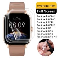 Soft Hydrogel Protective Film For Huami Amazfit GTR 2 2E 42mm 47mm Full Screen Protector Film For Amazfit BiP S U Pro Stratos 3