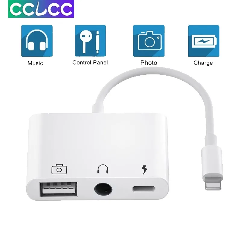 in Lightning to Audio USB Adapter Lightning to USB Camera Card  Reader Adapter For iPhone 14 13 12 Pro max 11 x xs max iPad iPod Lazada PH