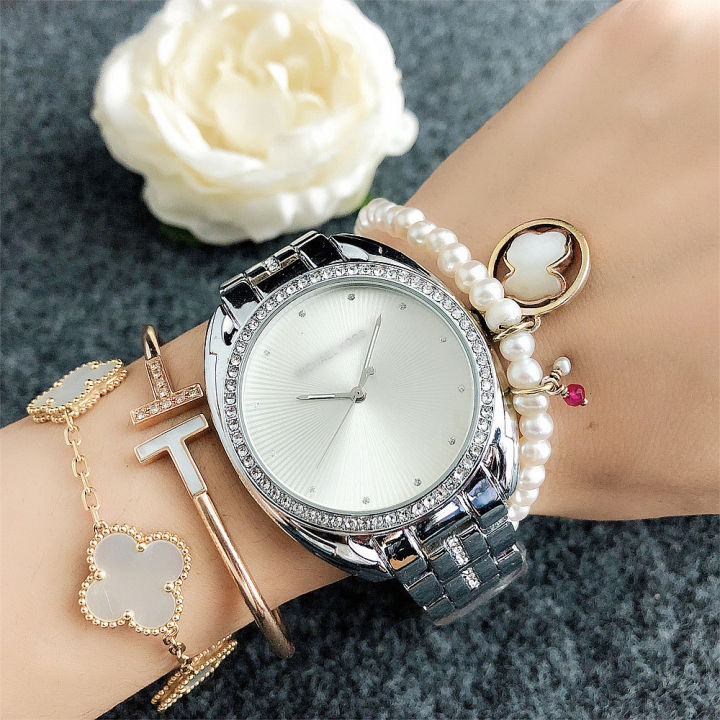 ของขวัญสำหรับแฟนสาวนาฬิกาที่เรียบง่ายเฉพาะนาฬิกาข้อมือผู้หญิงฝังเพชรหรูหรา