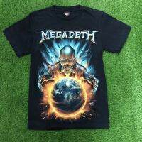 Megadeth วงร็อคเสื้อโลกเสื้อยืด # butterfingers cromok DEAL Ella sofea megadetharch ปีกบลูส์แก๊งผู้ชายเสื้อยืด