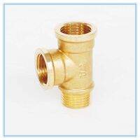 Brass Pipe fitting Male x Female x Female 1/8 1/4 3/8 1/2 Thread Tee Type copper Fittings water oil gas adapter