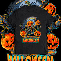 จัดส่งทันที เสื้อยืดฮาโลวีน เสื้อฮาโลวีน （D-32） Halloween T-SHIRT เสื้อยืดผู้ใหญ่สำหรับเด็ก