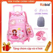 Balo kéo học sinh 6 bánh xe BABY GIRL