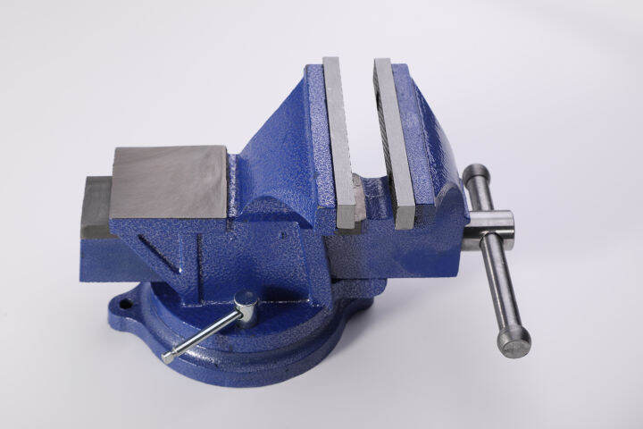 สปอตกรุงเทพ-5-นิ้ว-ปากกาจับชิ้นงาน-125mm-5inch-360-degree-swivel-base-cast-iron-bench-vise-with-anvil-vice-rotary-adjustable-clamp-tools