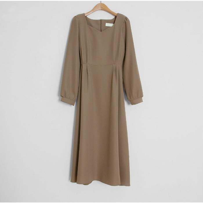 ชุดเดรสผู้หญิง-เดรส-ชุดเดรส-dress-เดรสผู้หญิง-ชุดเดรสสวยๆหรู-hs-5602-พร้อมส่ง-เดรสทำงาน-เดรสเรียบหรู-เดรสยาว-เดรสสีพื้น-ชุดราตรี-ชุดยาว-dress-เดรส-ชุดทำงาน-เดรสสีน้ำตาล