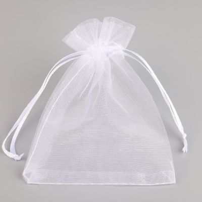100pcs/lot 15x20 17x23 20x30 30x40 35x50cm Organza Bag For Jewelry 24 Colors Jewelry Packaging Bags For Wedding Party Gift Bags Gift Wrapping  Bags