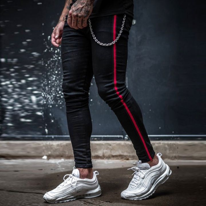 ส่วนบุคคล-กางเกงยีนส์รัดรูปผ้ายืดสำหรับผู้ชาย-กางเกงยีนส์ลำลองมีลายเย็บปะติด-vermelho-รุ่น-latercalais-g-ticas-g-ticas-streetwear-alta-qualidade-novo-2021