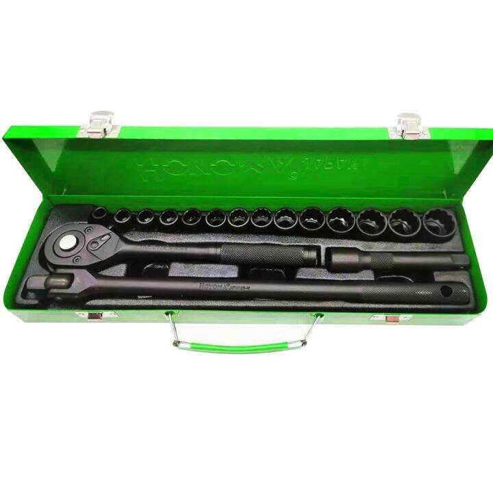 Hoyoma Japan socket wrench set 17 pcs 1/2 Drive Socket Set 6/12 point