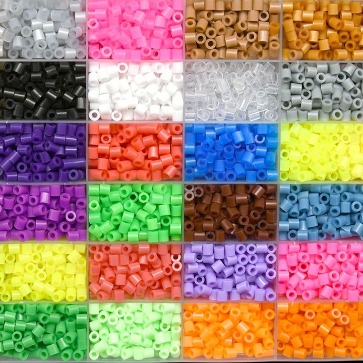 2.6mm Mini Beads 2000PCS Pixel Art Red Colors Fuse Beads for Kids
