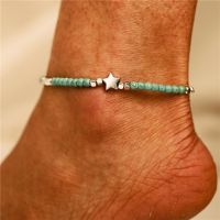 【CW】♂❀☏  WUKALO Beads Ankle Star Anklets for Leg Beach Foot Fashion Jewelry