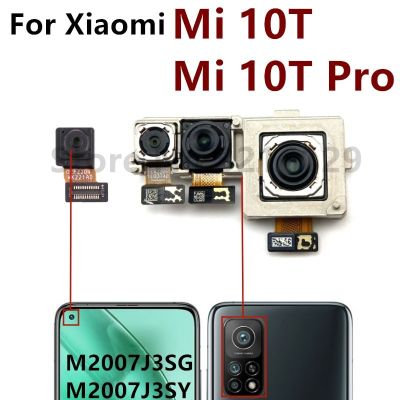 สําหรับ Xiaomi Mi 10T Pro 5G ต้นฉบับด้านหลังด้านหลังเซลฟี่หันหน้าไปทางมุมมองกล้องหลังขนาดเล็กโมดูล Flex Frontal Replacement อะไหล่