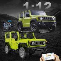 Cada 579ชิ้น1:12 Suzuki Jimny SUV RC Off-Road อิฐของเล่นบล็อกตัวต่อทางเทคนิคสำหรับเด็กของขวัญสำหรับเด็กผู้ชาย Brinquedos