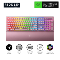 (คีย์บอร์ด) Razer Blackwidow V3 Quartz ของแท้ 100% ➤ประกันต่างประเทศ 2 ปี