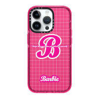 【Barbie】เคสอะคริลิคผงชิมเมอร์ iPhone 14 Pro Max IPhone12Pro 13ProMax เคสใส่โทรศัพท์สีชมพู IPhone13 11ProMax