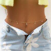 【YF】 PuRui Glass Belly Waist Chain Beach Bikinis Accessories Jewelry